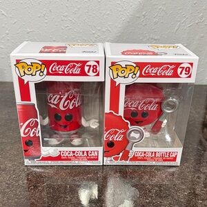 Coca-Cola Pop! Can & Bottle Cap Funko Pop Bundle